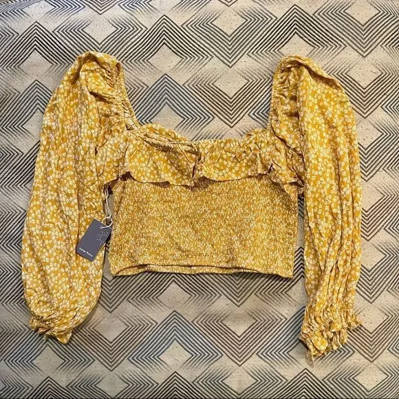 Índigo Rising Cropped Top - Picture 9 of 9